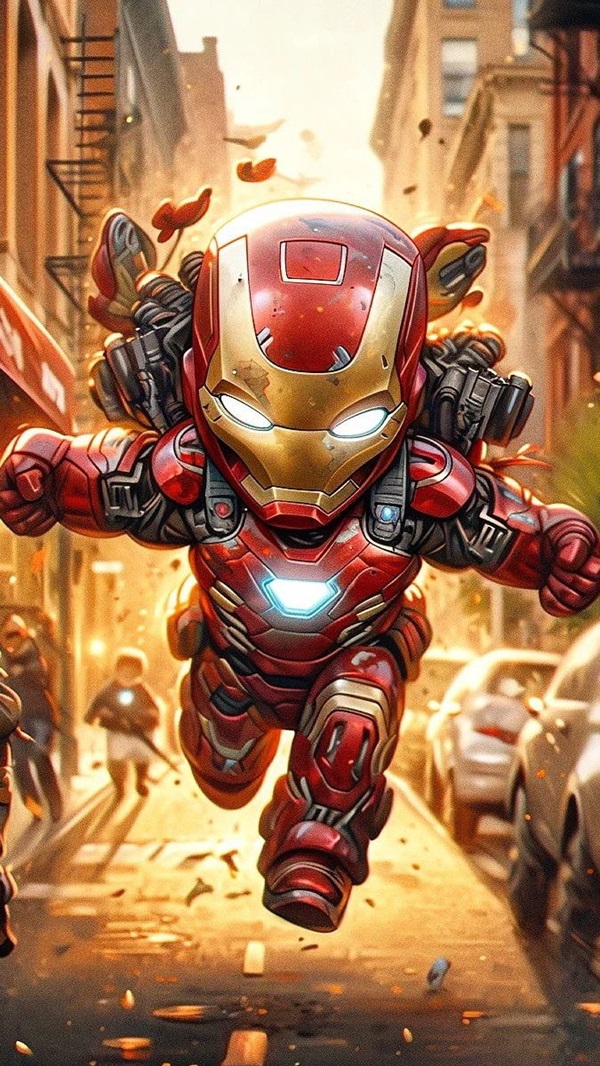 hình chibi iron man 4k