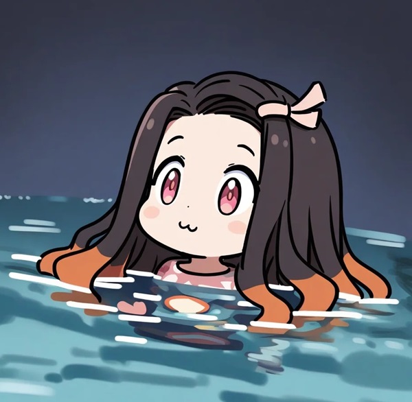 hình chibi nezuko full hd