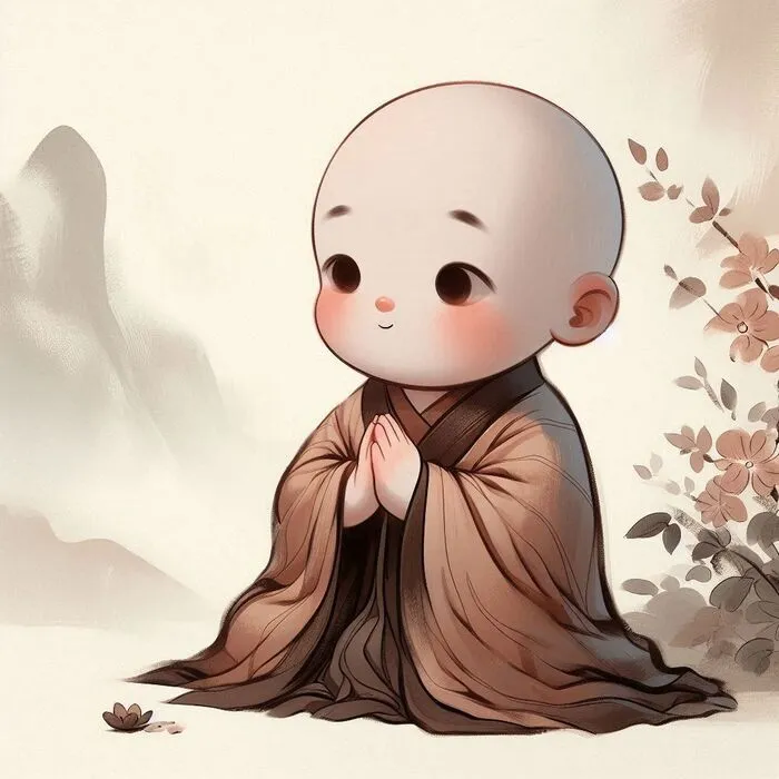 hình chú tiểu chibi