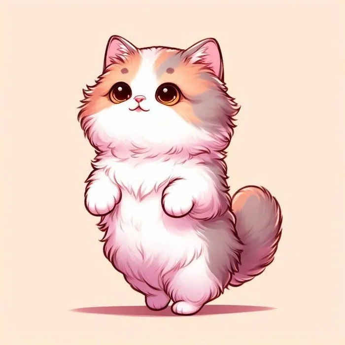 hình cute mèo chibi