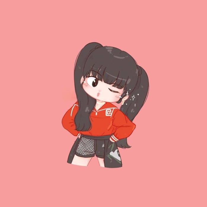 hình lisa chibi cute