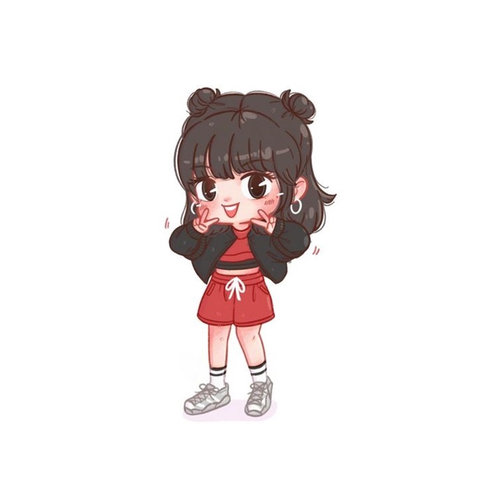 hình lisa chibi đáng yêu