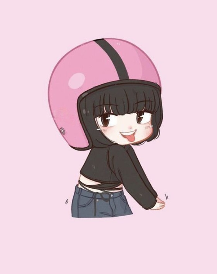 hình lisa chibi xinh