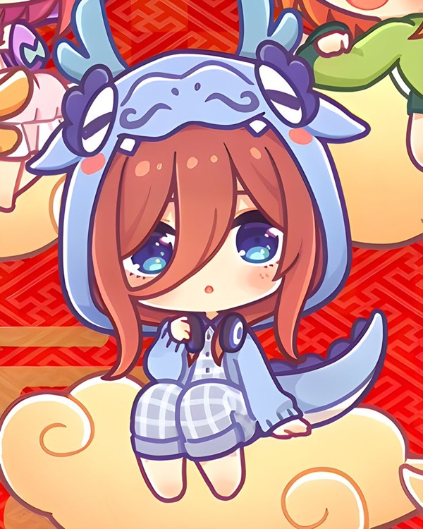 hình nakano miku chibi dễ thương