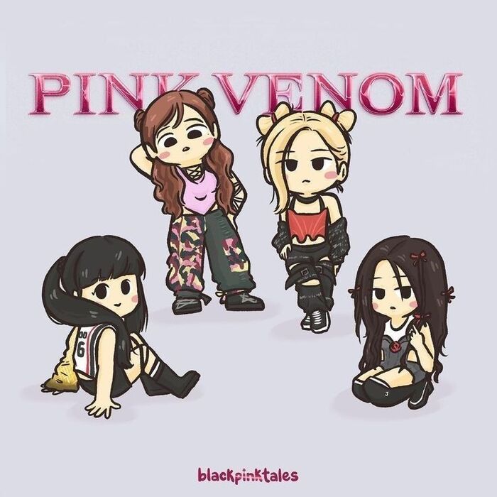 hình nền blackpink chibi cute