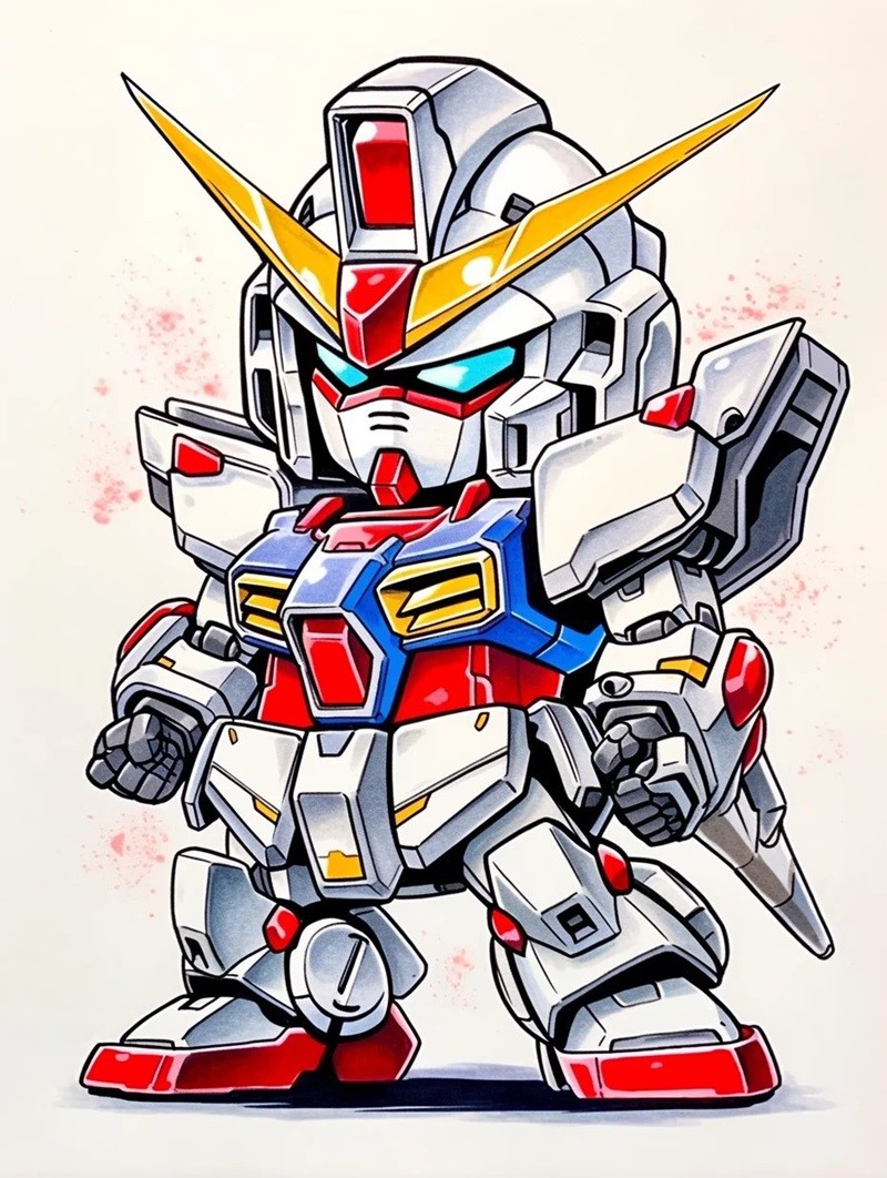 hình nền gundam cho điện thoại chibi