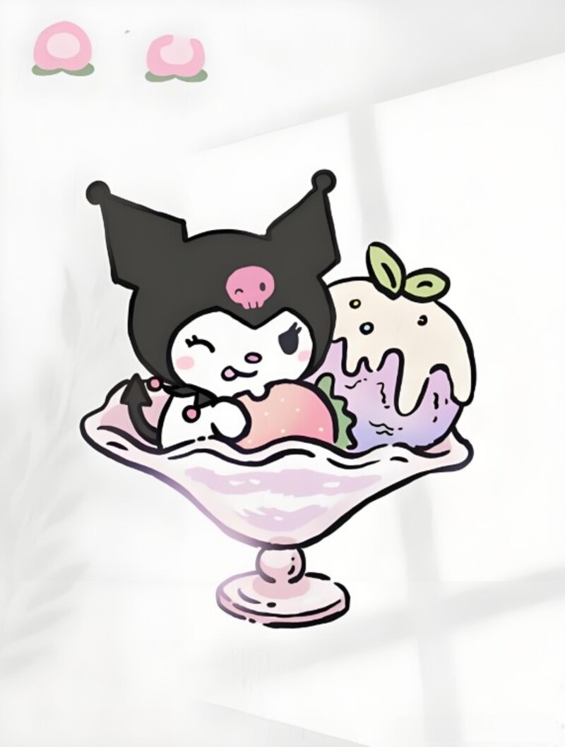 hình nền kuromi chibi