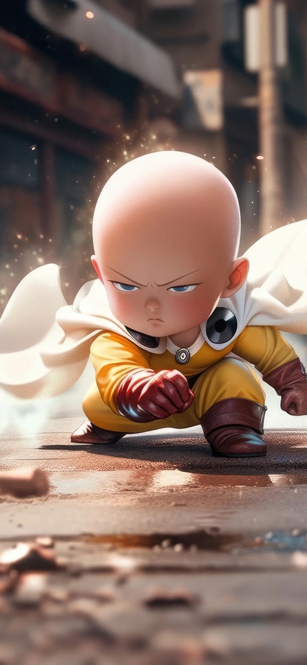 hình nền saitama chibi