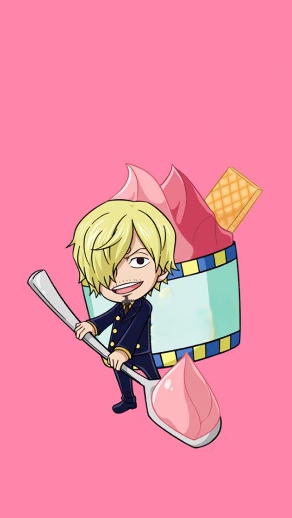 hình nền sanji chibi đáng yêu