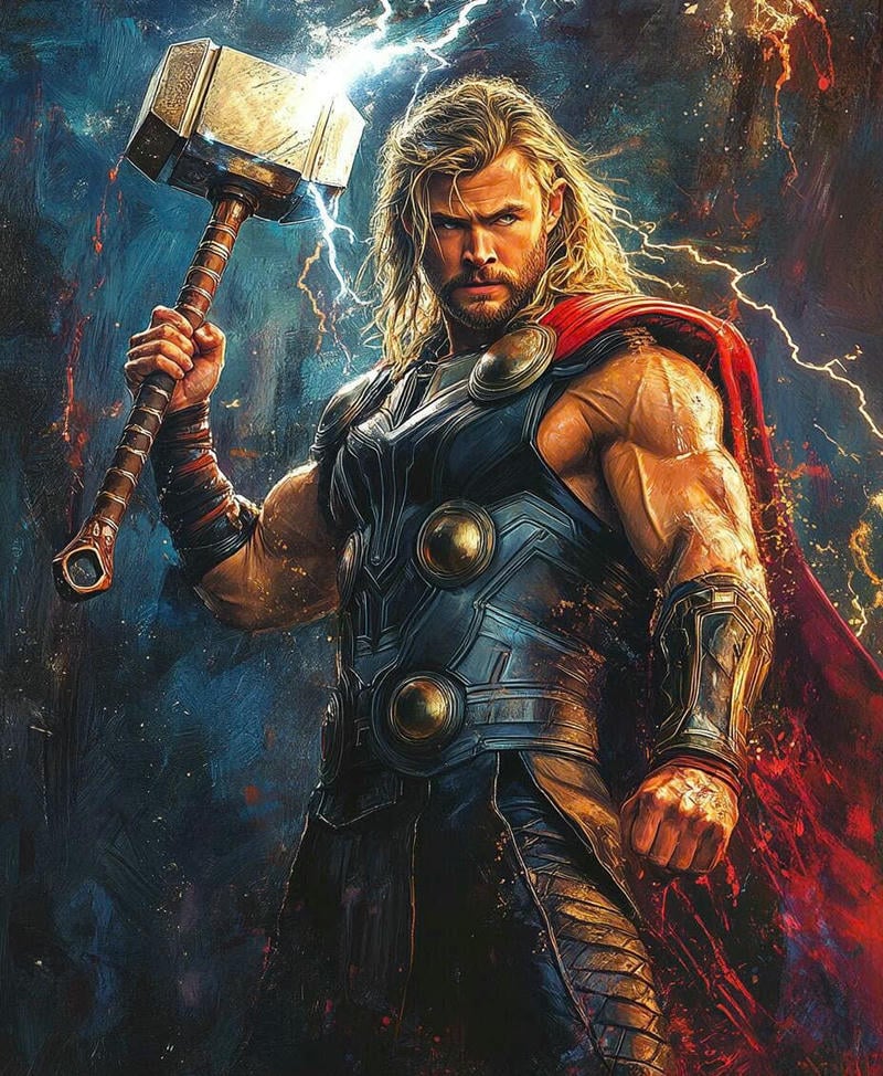 hình nền thor mạnh mẽ nhất