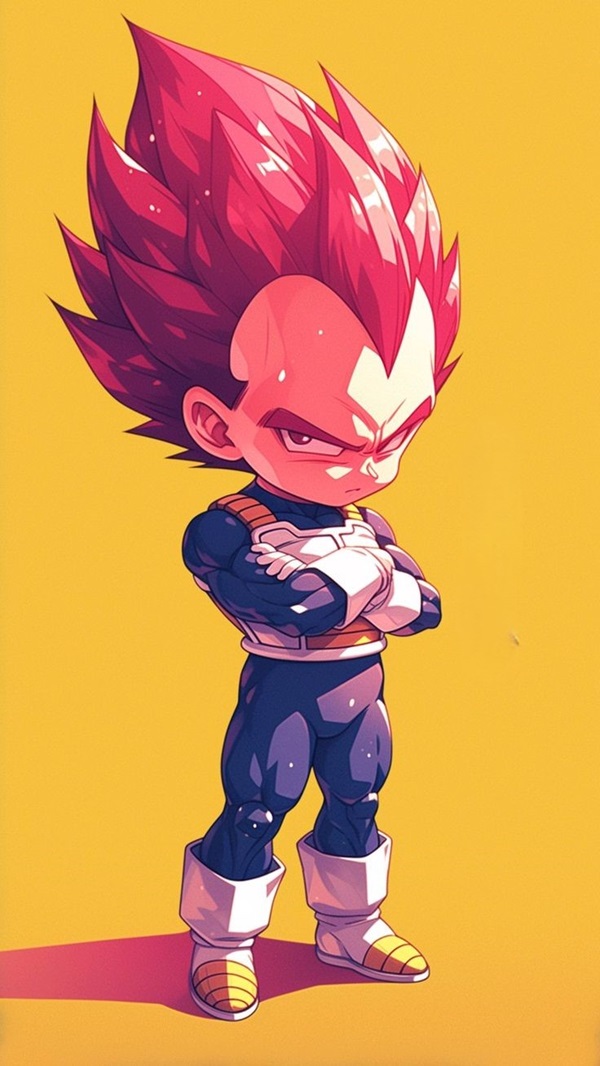 hình nền vegeta chibi