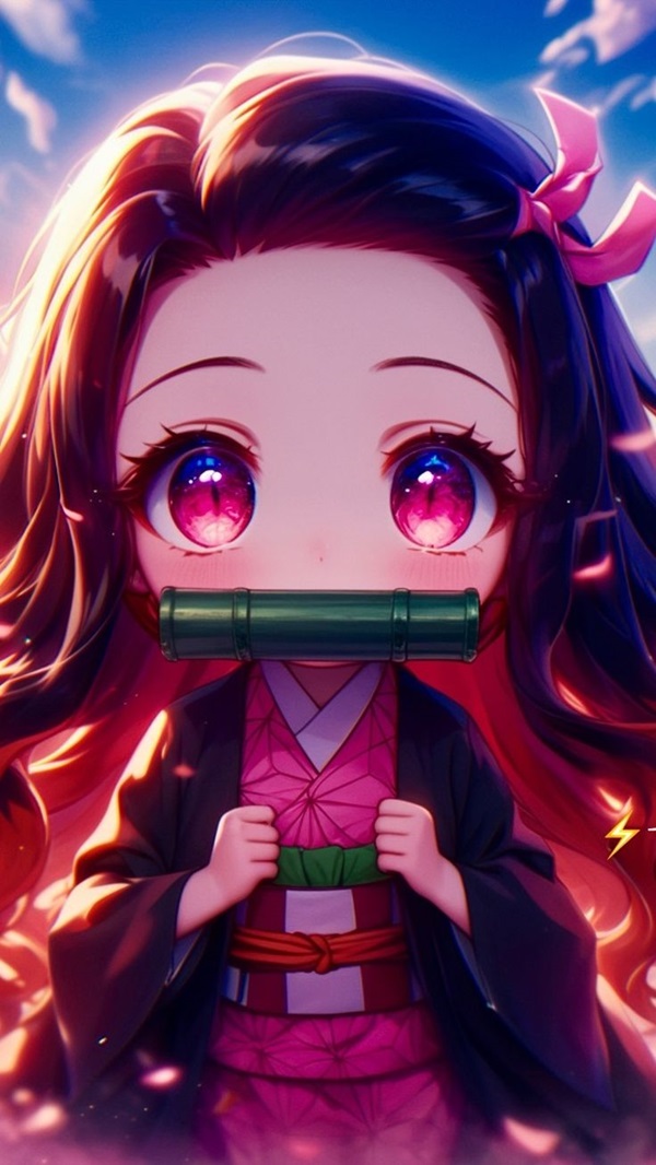 hình nezuko chibi đáng yêu