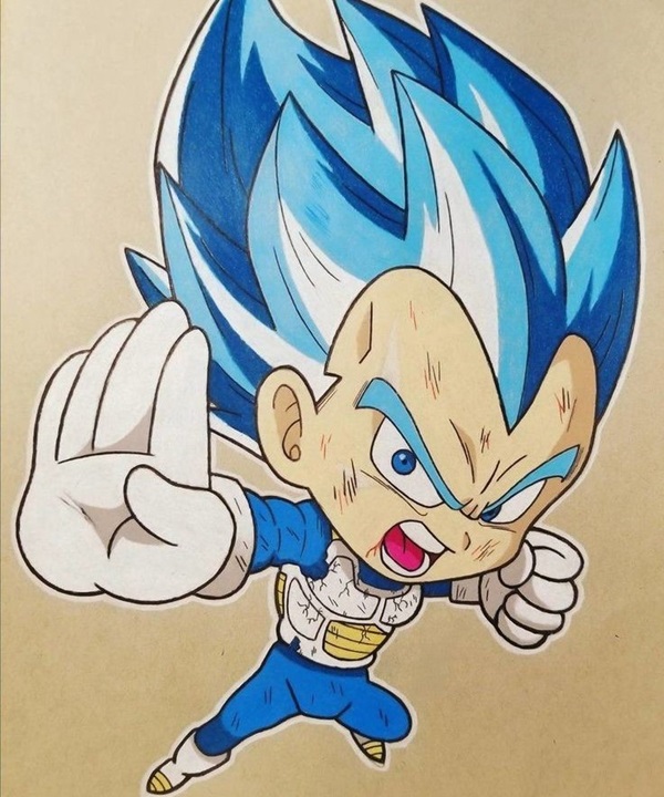 hình vegeta chibi 3d