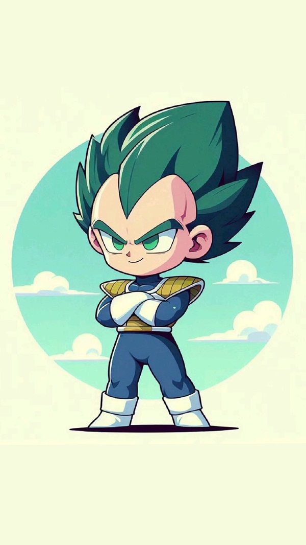 hình vegeta chibi ngầu