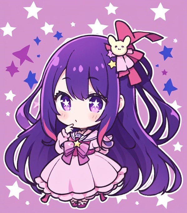 hoshino ai anime chibi cute