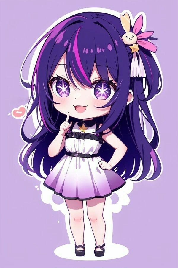 hoshino ai anime chibi dễ thương