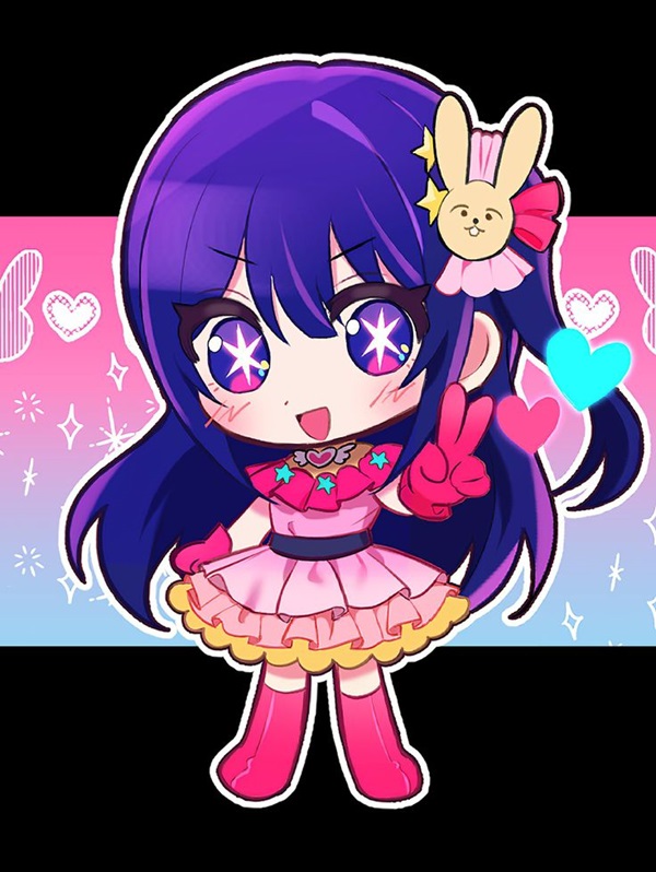 hoshino ai anime chibi