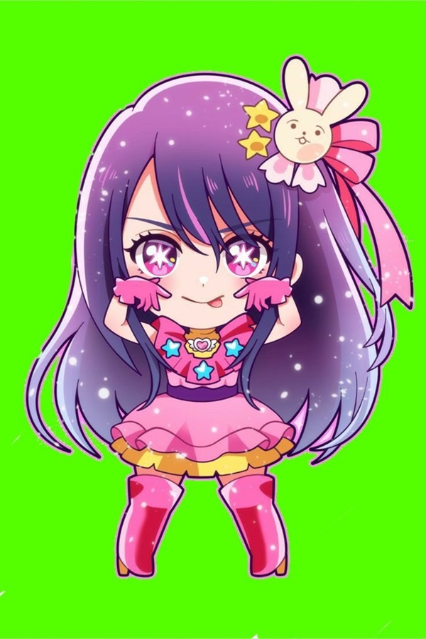 hoshino ai chibi đáng yêu