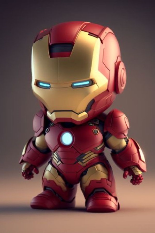 iron man chibi 4k