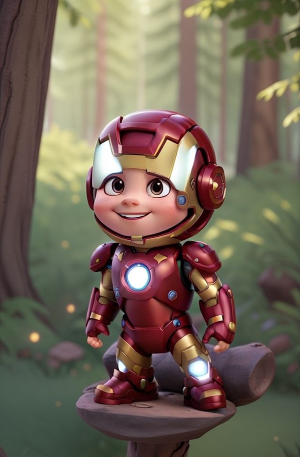 iron man chibi cute