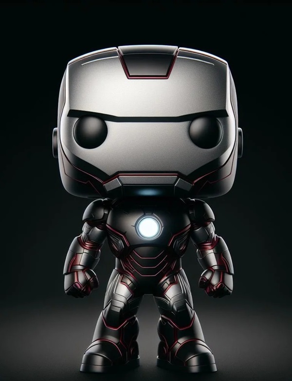 iron man chibi wallpaper đen