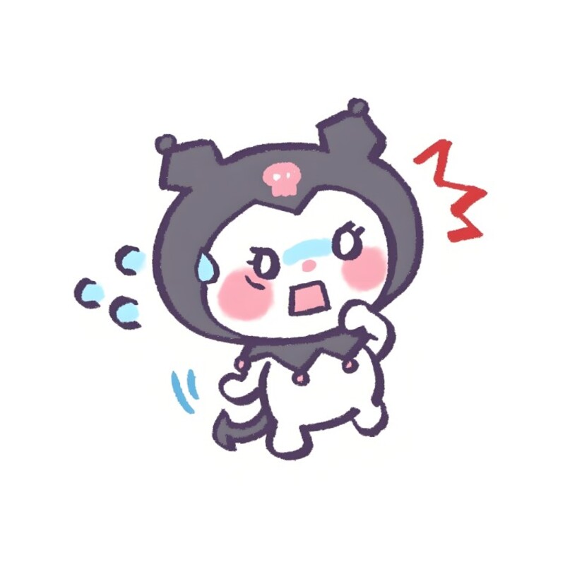 kawaii kuromi chibi