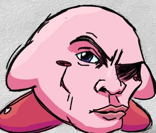 kirby the rock meme