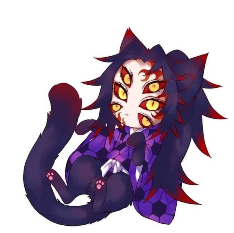 kokushibo chibi cat