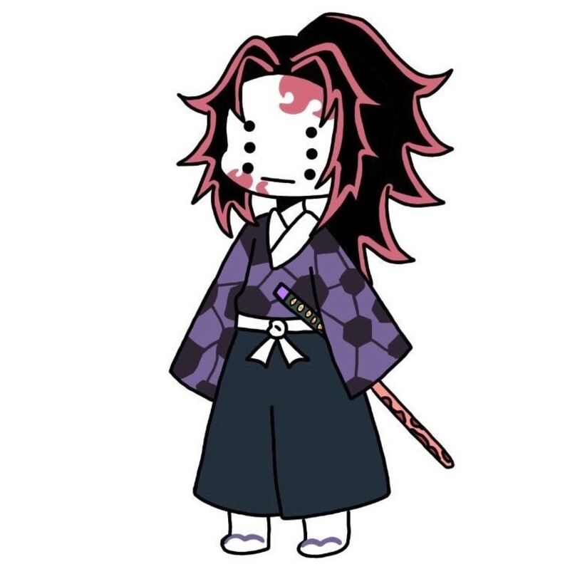 kokushibou chibi cute