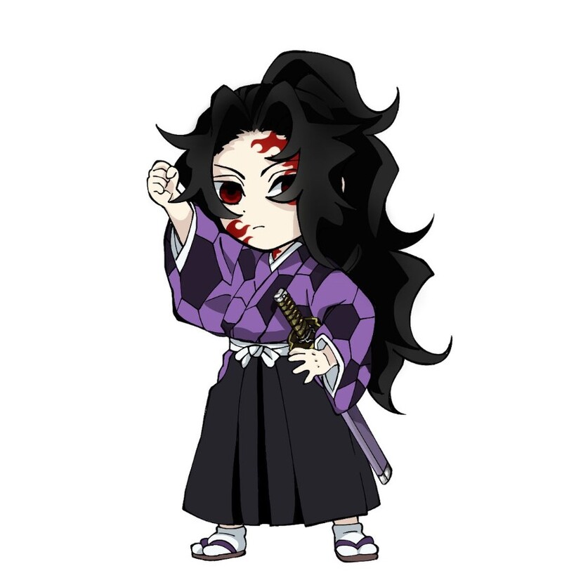 kokushibou chibi