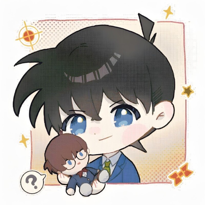 kudo shinichi ảnh chibi