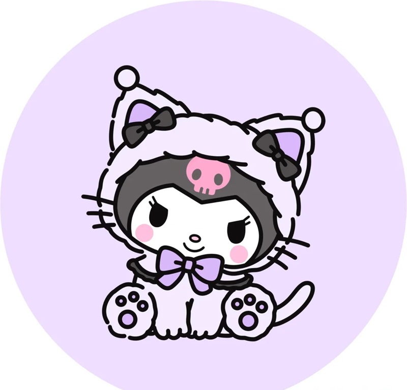 kuromi avatar chibi dễ thương