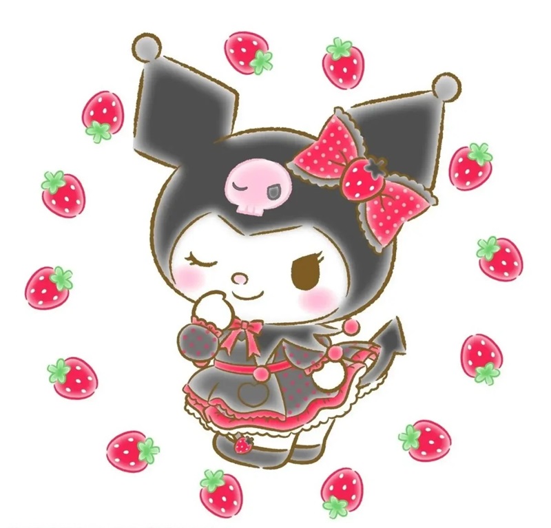 kuromi cute avatar chibi đáng yêu