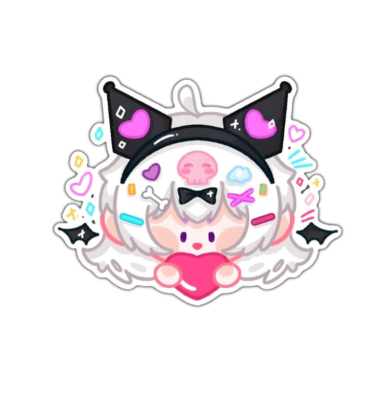 kuromi hello kitty chibi