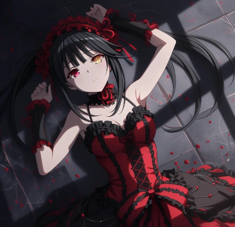 kurumi tokisaki chibi đáng yêu