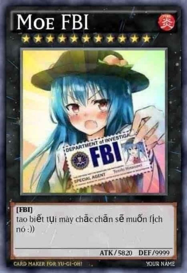 lá bài meme fbi