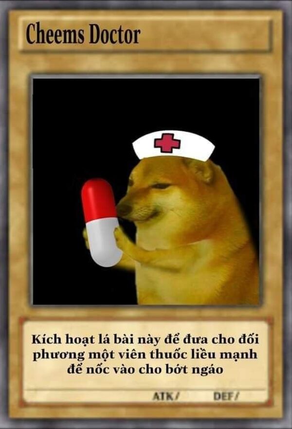 lá bài yugioh chế meme