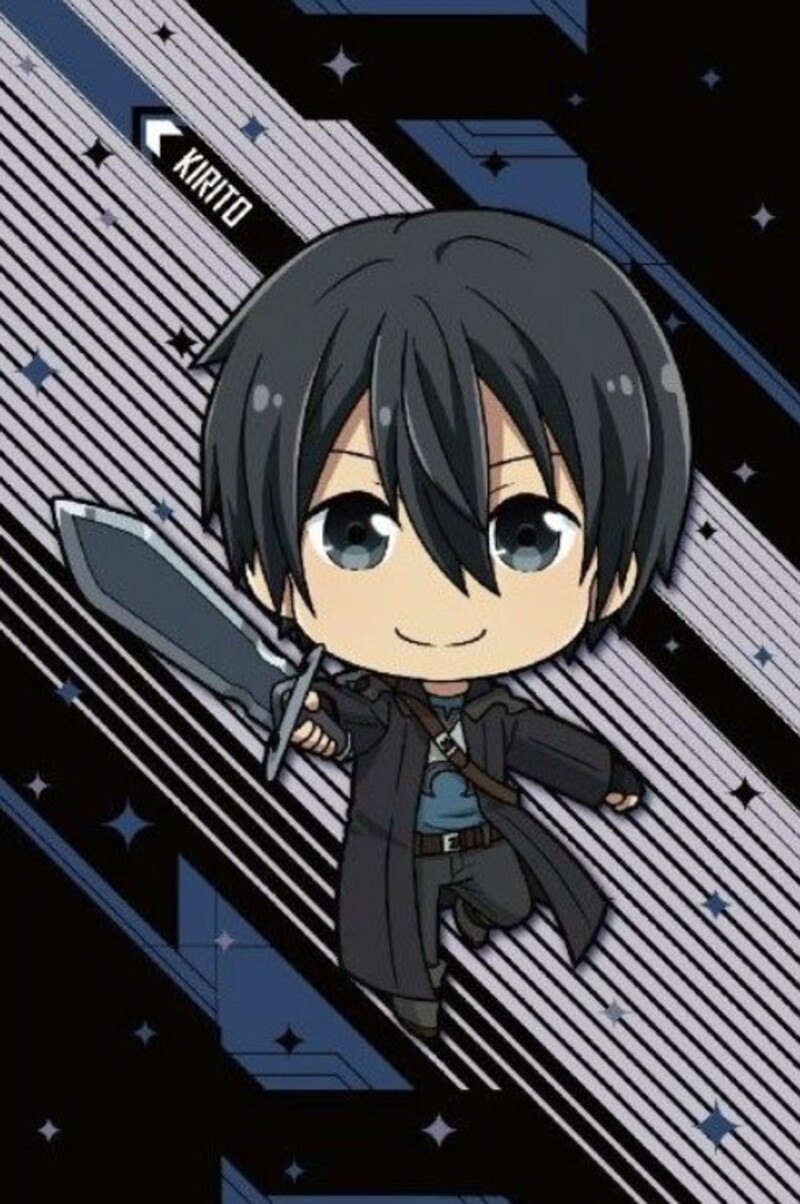 mẫu anime kirito chibi