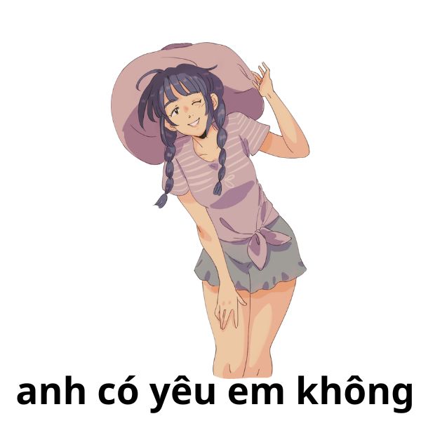 meme anh có yêu em không