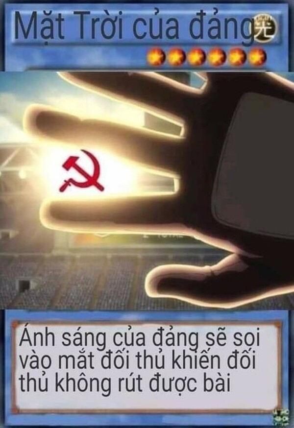 meme lá bài ánh sáng của đảng