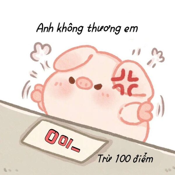 meme yêu thương có chữ