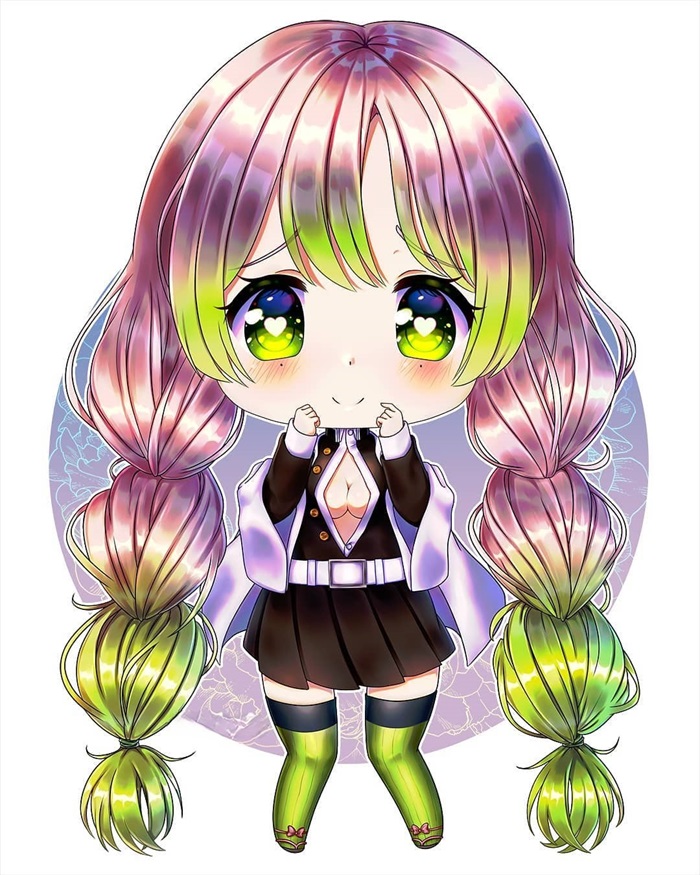 mitsuri kanroji chibi dễ thương