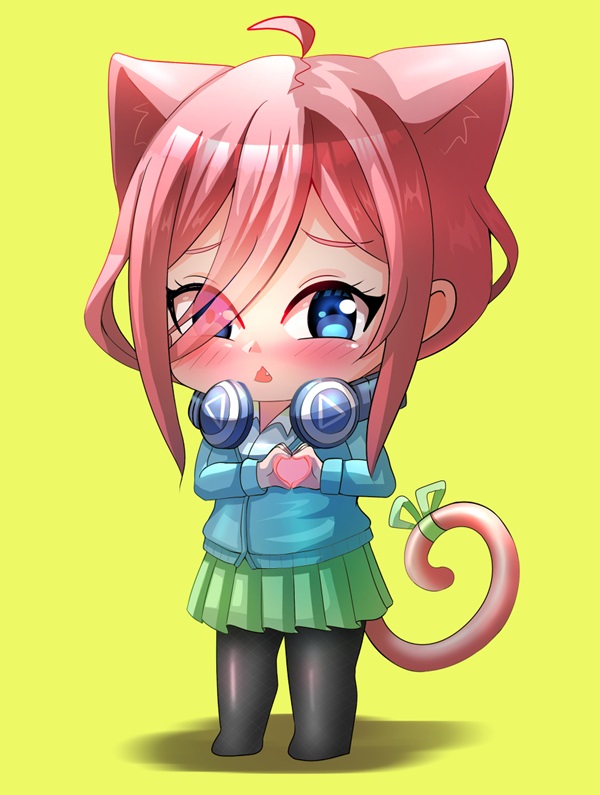 nakano miku chibi 3d