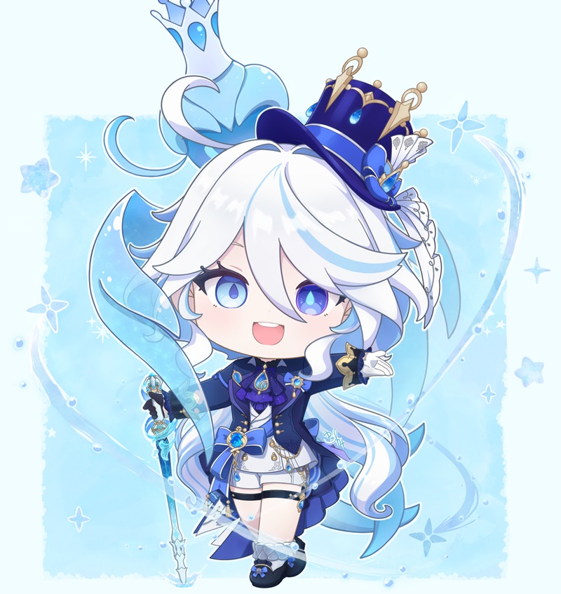 nền genshin 4k chibi