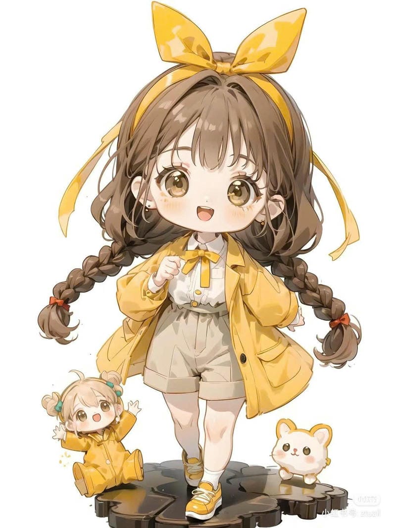 nền máy tính chibi ảnh