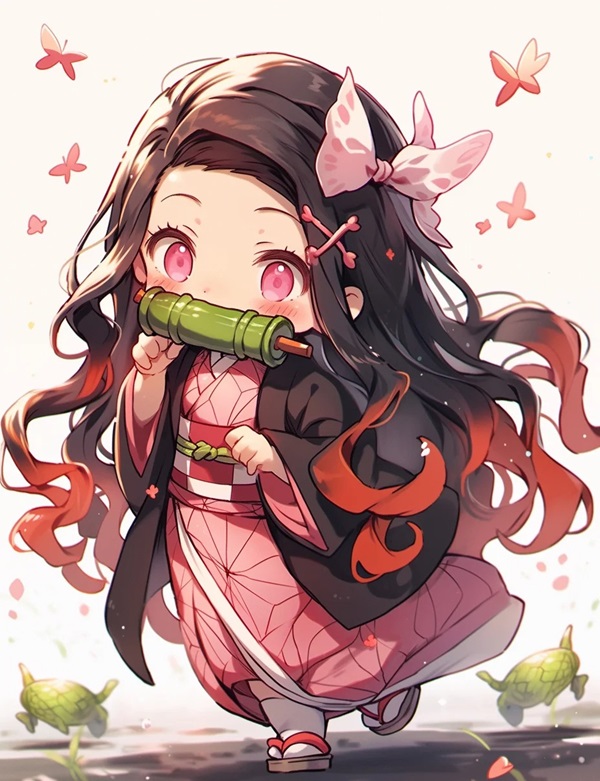 nezuko kamado chibi