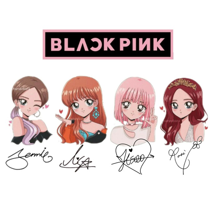 nhóm black pink chibi