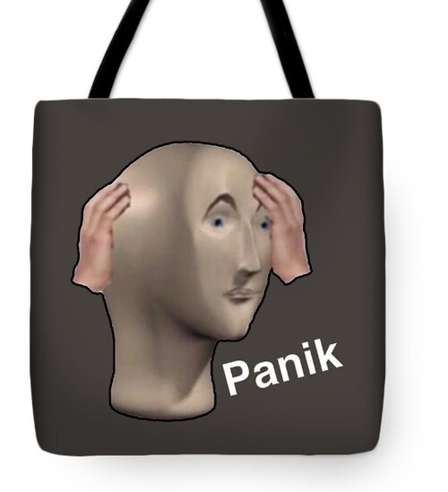 panic stonks meme