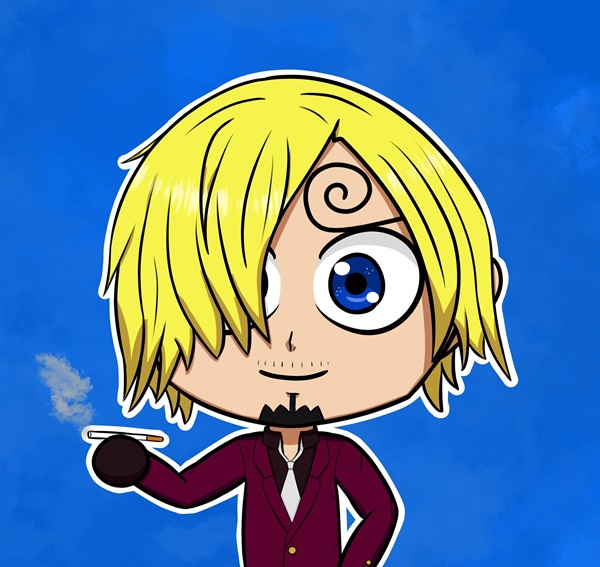 sanji chibi 3d