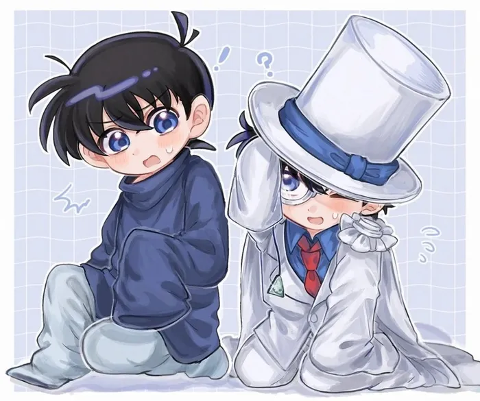 shinichi kudo conan chibi